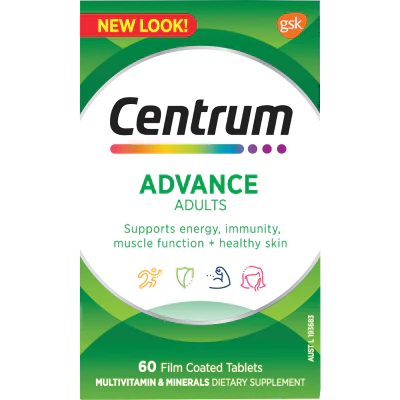 Centrum Advance For Adults Vitamin Tablets 60pk