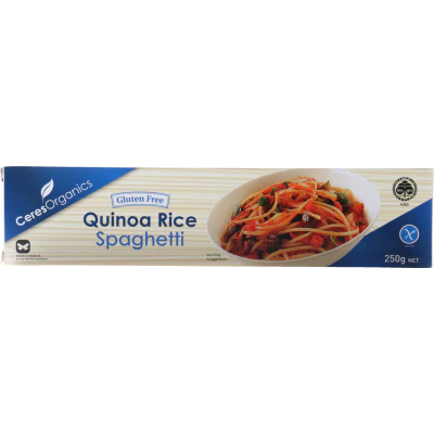 Ceres Organics Gluten Free Quinoa Rice Spaghetti 250g