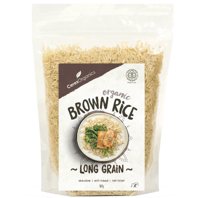 Ceres Organics Long Grain Brown Rice 500g