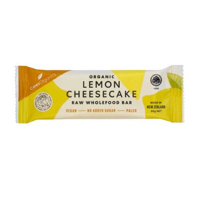 Ceres Organics Organic Lemon Cheesecake Raw Wholefood Bar 50g