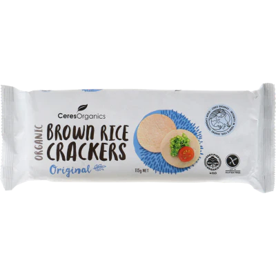 Ceres Organics Organic Original Brown Rice Crackers 115g