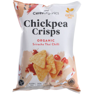 Ceres Organics Organic Sriracha Thai Chilli Chickpea Crisps 100g