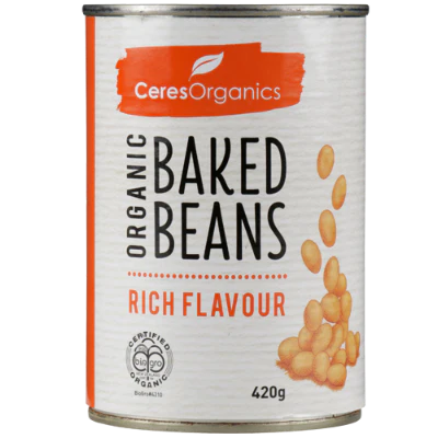 Ceres Organics Rih Flavour Baked Beans 420g