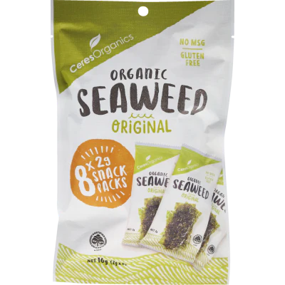 Ceres Organics Seaweed Snack Pack 16g