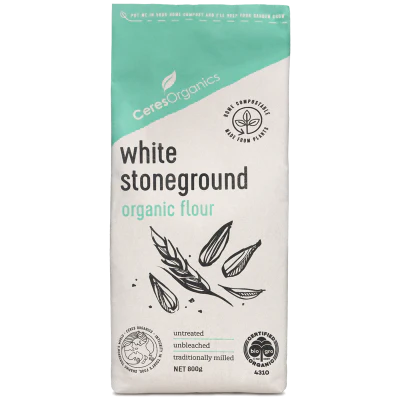 Ceres Organics White Stoneground Organic Flour 800g