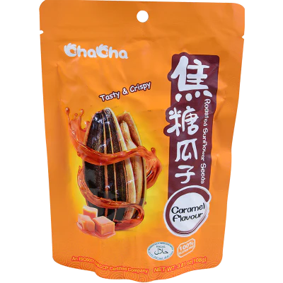 Cha Cha Caramel Roasted Sunflower Seeds 108g