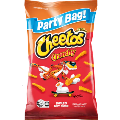 Cheetos Cheese Crunchy Snacks 210g
