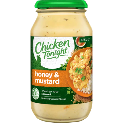 Chicken Tonight Honey & Mustard Cooking Sauce 485g