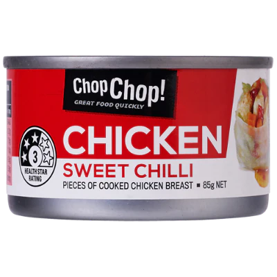 Chop Chop Sweet Chilli Pieces Of Cooked Chicken Breast 85g