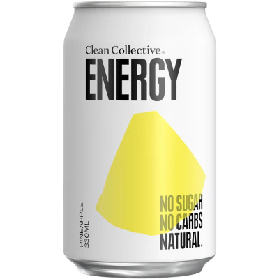 Clean Collective Pineapple Energy Drink 330ml