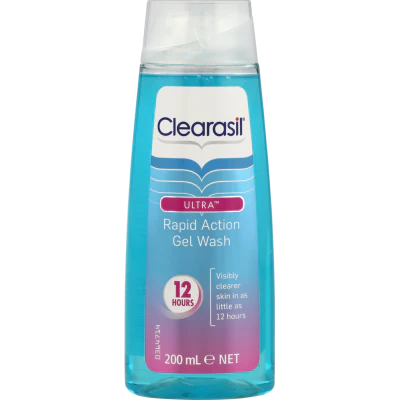 Clearasil Ultra Rapid Action Facial Wash Gel 200ml
