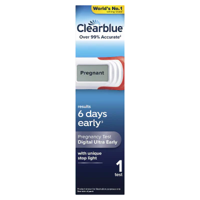 Clearblue Ultra Early Pregnancy Test Digital 1pk