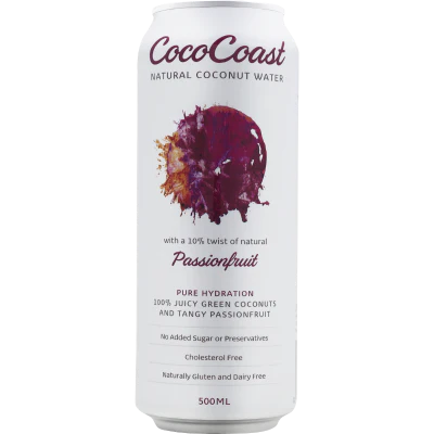 Cococoast Passionfruit Natural Coconut Water 500ml