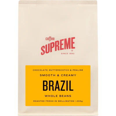Coffee Supreme Brazil Whole Beans Coffee 200g