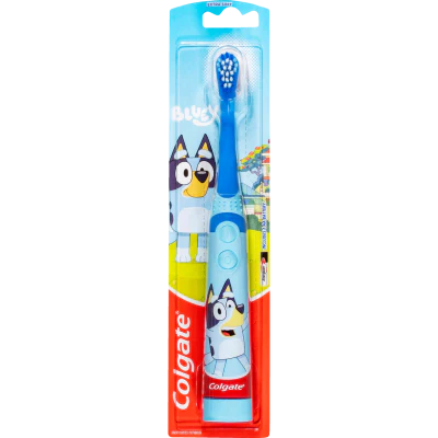 Colgate Kids Bluey Battery Powered Electric Toothbrush Extra Soft 3+ years 1pk