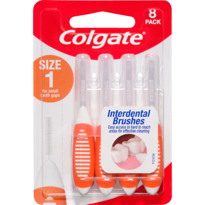 Colgate Size 1 Interdental Brushes 8pk
