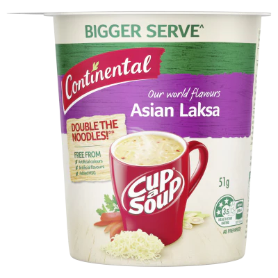 Continental Asian Laksa Cup A Soup 51g