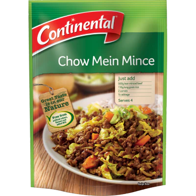 Continental Chow Mein Mince Recipe Mix 30g
