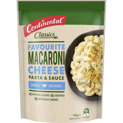 Continental Favourite Macaroni Cheese Pasta & Sauce 105g