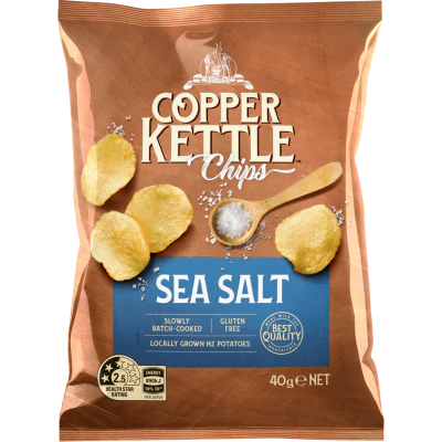 Copper Kettle Sea Salt Potato Chips 40g