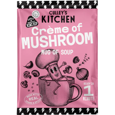 Culley's Kitchen Creme Of Mushroom Mug Of Soup 30g