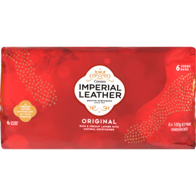 Cussons Imperial Leather Original Bar Soap 6 x 100g