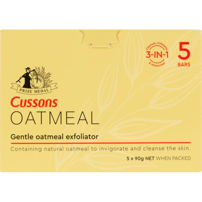 Cussons Prize Medal Oatmeal Soap 5 x 90g