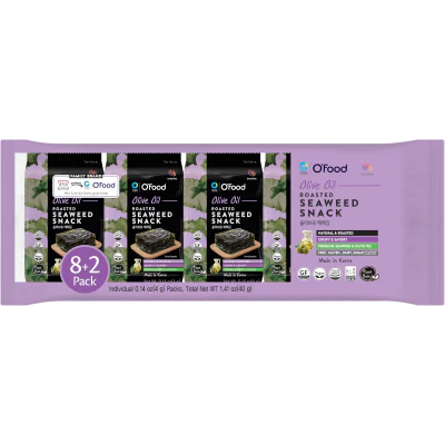 Daesang Olive Oil Roasted Green Seaweed Snack 40g