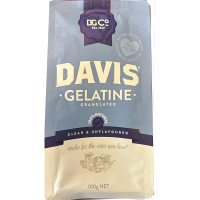 Davis 150 Bloom Gelatine 100g