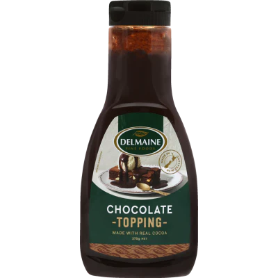 Delmaine Chocolate Topping 375g