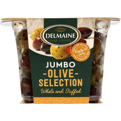 Delmaine Jumbo Olive Selection 200g