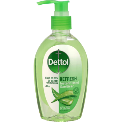 Dettol Healthy Touch Antibacterial Refresh Aloe Vera Instant Hand Sanitiser 200ml