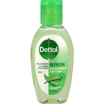 Dettol Healthy Touch Antibacterial Refresh Aloe Vera Instant Hand Sanitiser 50ml