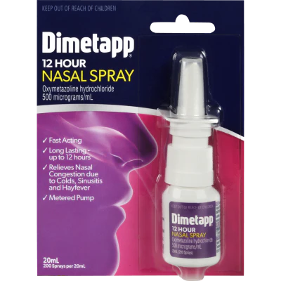 Dimetapp 12 Hour Nasal Spray 20ml