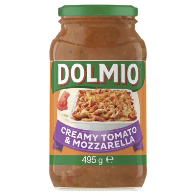 Dolmio Creamy Tomato & Mozzarella Pasta Bake Pasta Sauce Jar 495g