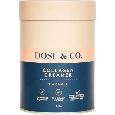 Dose & Co Caramel Collagen Creamer 340g