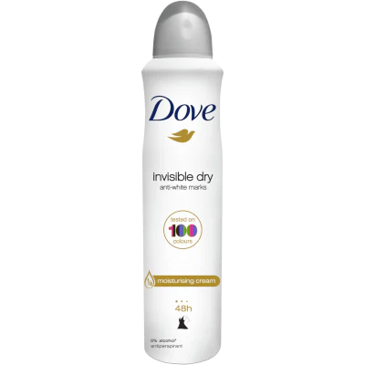 Dove Invisible Dry Anti-White Marks 48hr Antiperspirant 250ml