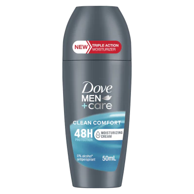 Dove Men + Care Clean Comfort 48Hr Antiperspirant Roll On 50ml