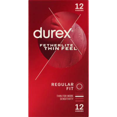 Durex Fetherlite Thin Feel Condoms 12pk
