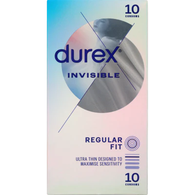 Durex Invisible Condoms 10pk