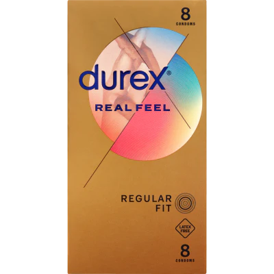 Durex Real Feel Condoms 8pk