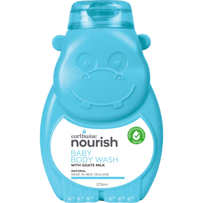 Earthwise Nourish Goats Milk Baby Body Wash 275ml
