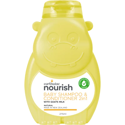 Earthwise Nourish Goats Milk Baby Shampoo 275ml