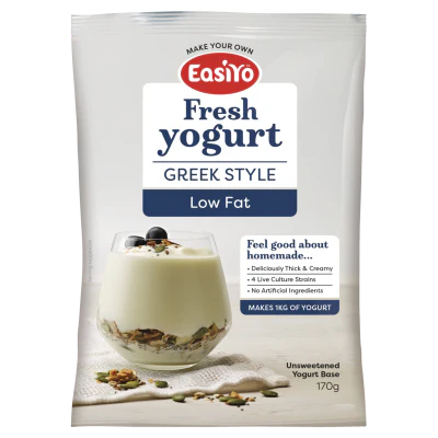 Easiyo Greek Style Low Fat Unsweetened Yogurt Base 170g