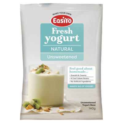 Easiyo Natural Unsweetened Yogurt Base 140g