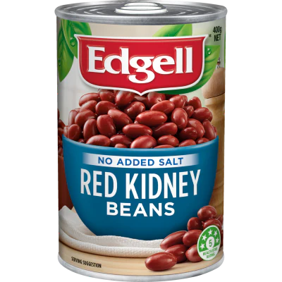 Edgell No Added Salt Red Kidney Beans 400g