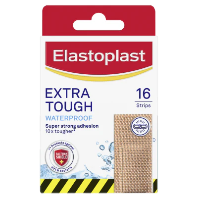 Elastoplast Extra Tough Waterproof Plasters 16pk