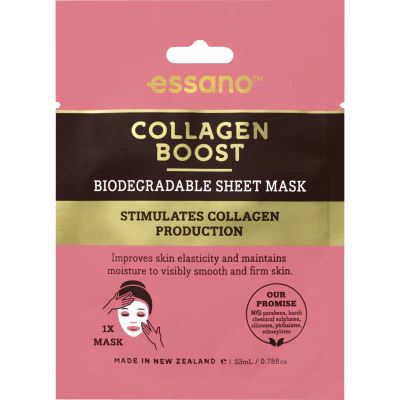 Essano Collagen Boost Biodegradable Sheet Mask 23ml
