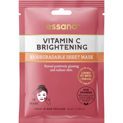 Essano Vitamin C Brightening Biodegradable Sheet Mask 15ml