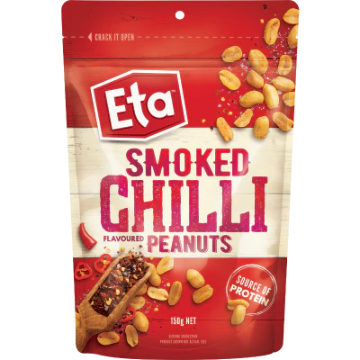 Eta Smoked Chilli Flavoured Peanuts 150g